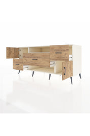 Kronos Konsol 2 Raflı 3 Çekmeceli 2 Kapaklı 176x59x83 - S610M020V03C