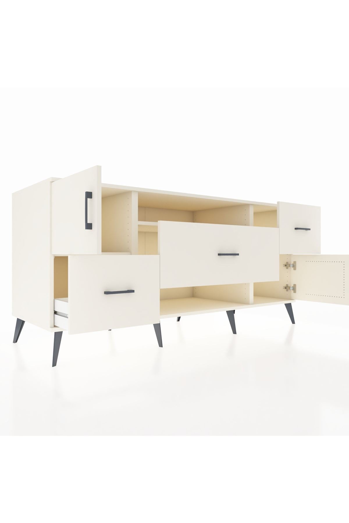 Kronos Konsol 2 Raflı 3 Çekmeceli 2 Kapaklı 176x59x83 - S610M020V04C