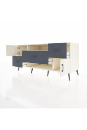 Kronos Konsol 2 Raflı 3 Çekmeceli 2 Kapaklı 176x59x83 - S610M020V05C