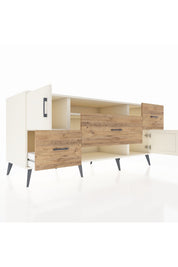 Kronos Konsol 2 Raflı 3 Çekmeceli 2 Kapaklı 176x59x83 - S610M020V06C