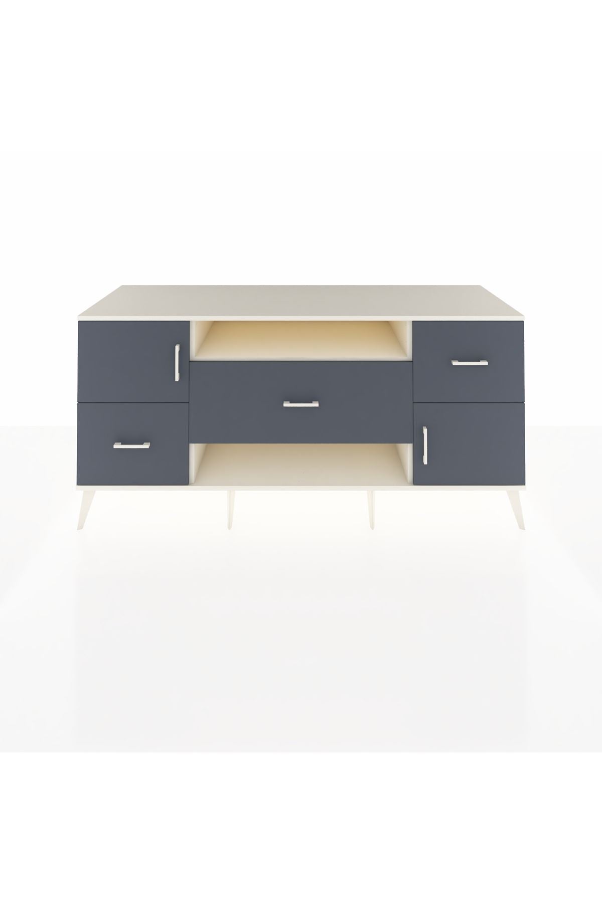 Kronos Konsol 2 Raflı 3 Çekmeceli 2 Kapaklı 176x59x83 - S610M020V08C
