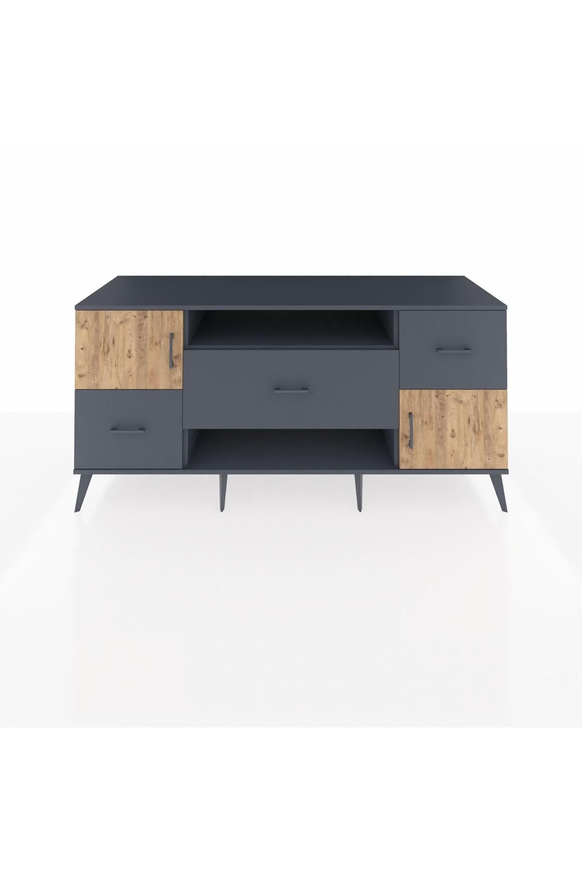 Kronos Konsol 2 Raflı 3 Çekmeceli 2 Kapaklı 176x59x83 - S610M020V11C