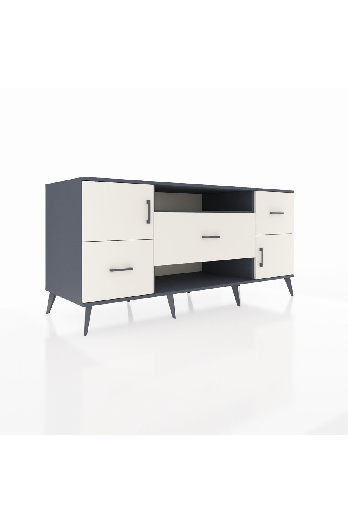 Kronos Konsol 2 Raflı 3 Çekmeceli 2 Kapaklı 176x59x83 - S610M020V13C