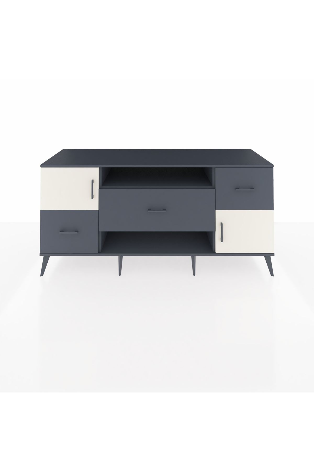 Kronos Konsol 2 Raflı 3 Çekmeceli 2 Kapaklı 176x59x83 - S610M020V14C