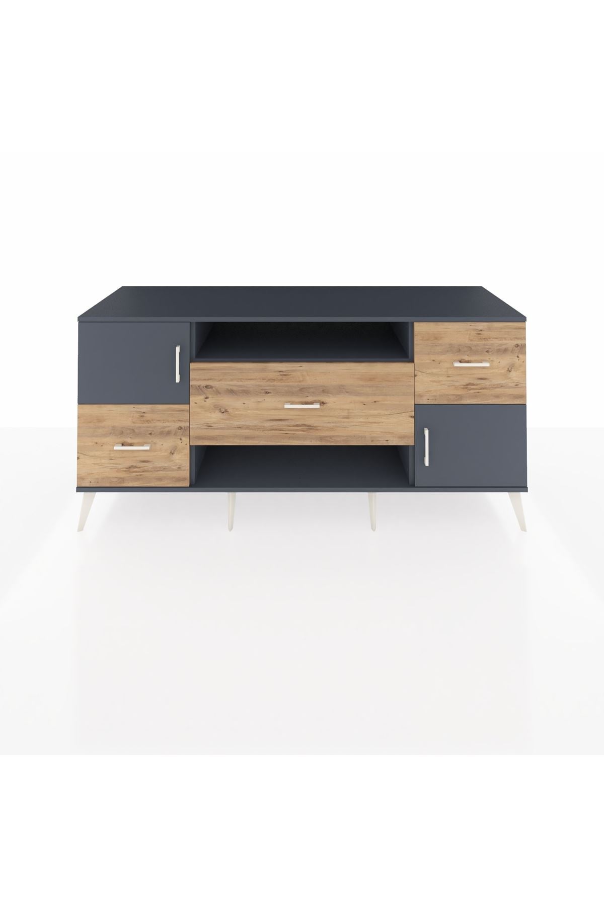 Kronos Konsol 2 Raflı 3 Çekmeceli 2 Kapaklı 176x59x83 - S610M020V18C
