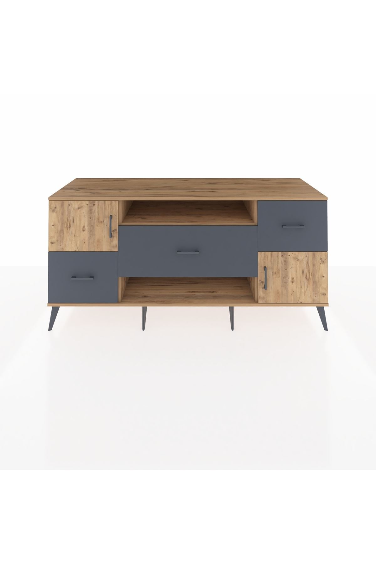 Kronos Konsol 2 Raflı 3 Çekmeceli 2 Kapaklı 176x59x83 - S610M020V20C