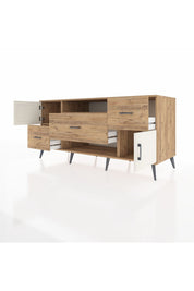Kronos Konsol 2 Raflı 3 Çekmeceli 2 Kapaklı 176x59x83 - S610M020V24C