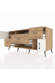Kronos Konsol 2 Raflı 3 Çekmeceli 2 Kapaklı 176x59x83 - S610M020V24C