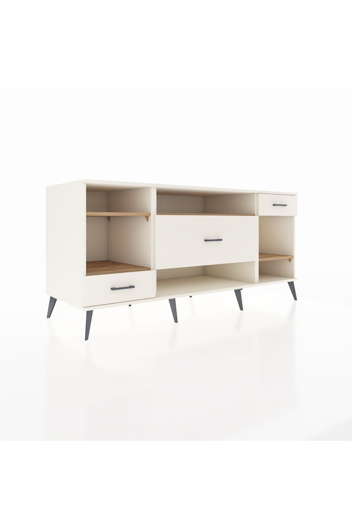 Kronos Konsol 4 Raflı 3 Çekmeceli 176x59x83 - S610M021V01C