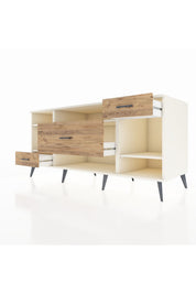 Kronos Konsol 4 Raflı 3 Çekmeceli 176x59x83 - S610M021V06C