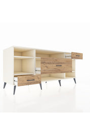 Kronos Konsol 4 Raflı 3 Çekmeceli 176x59x83 - S610M021V06C