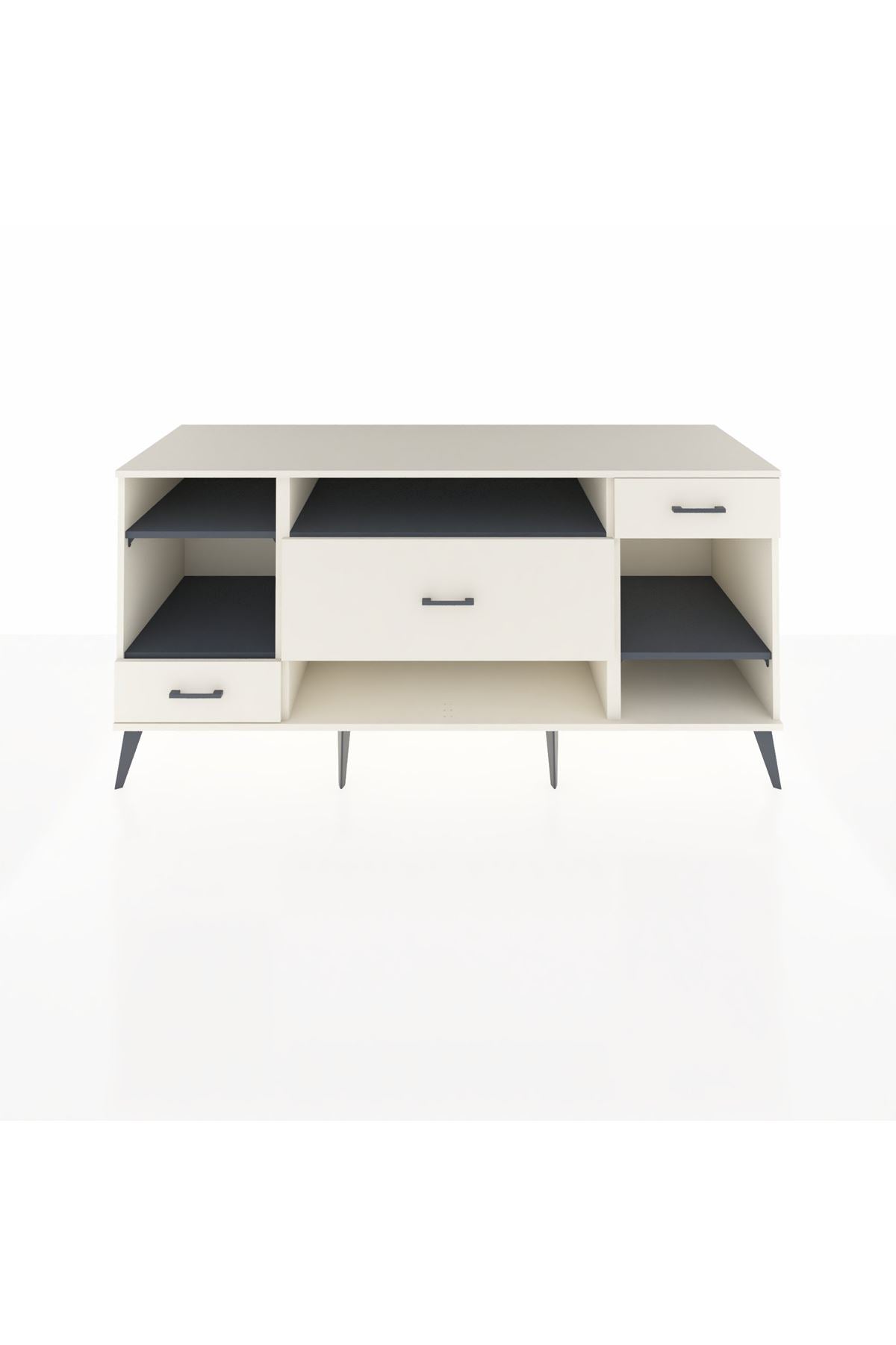 Kronos Konsol 4 Raflı 3 Çekmeceli 176x59x83 - S610M021V07C