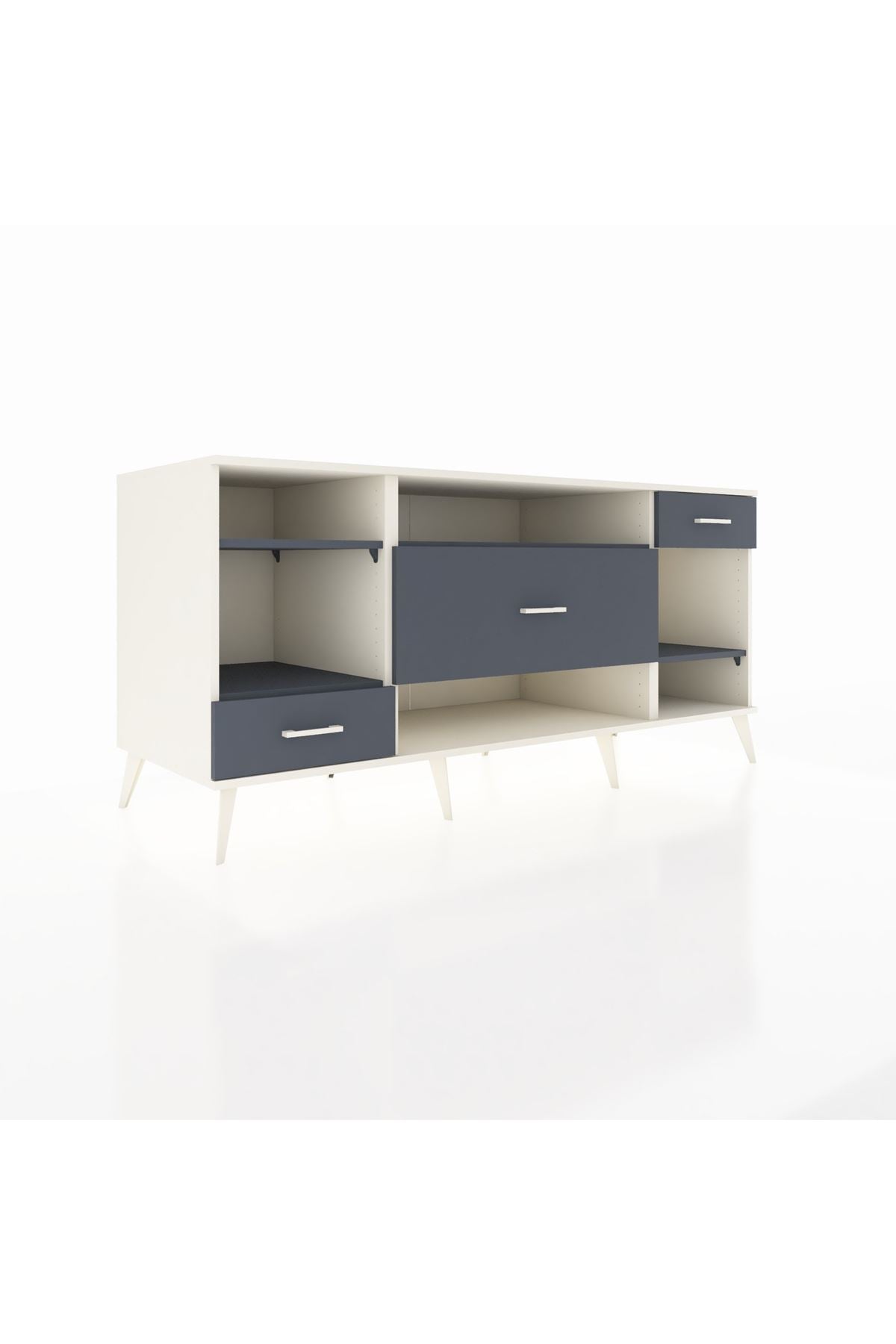 Kronos Konsol 4 Raflı 3 Çekmeceli 176x59x83 - S610M021V08C