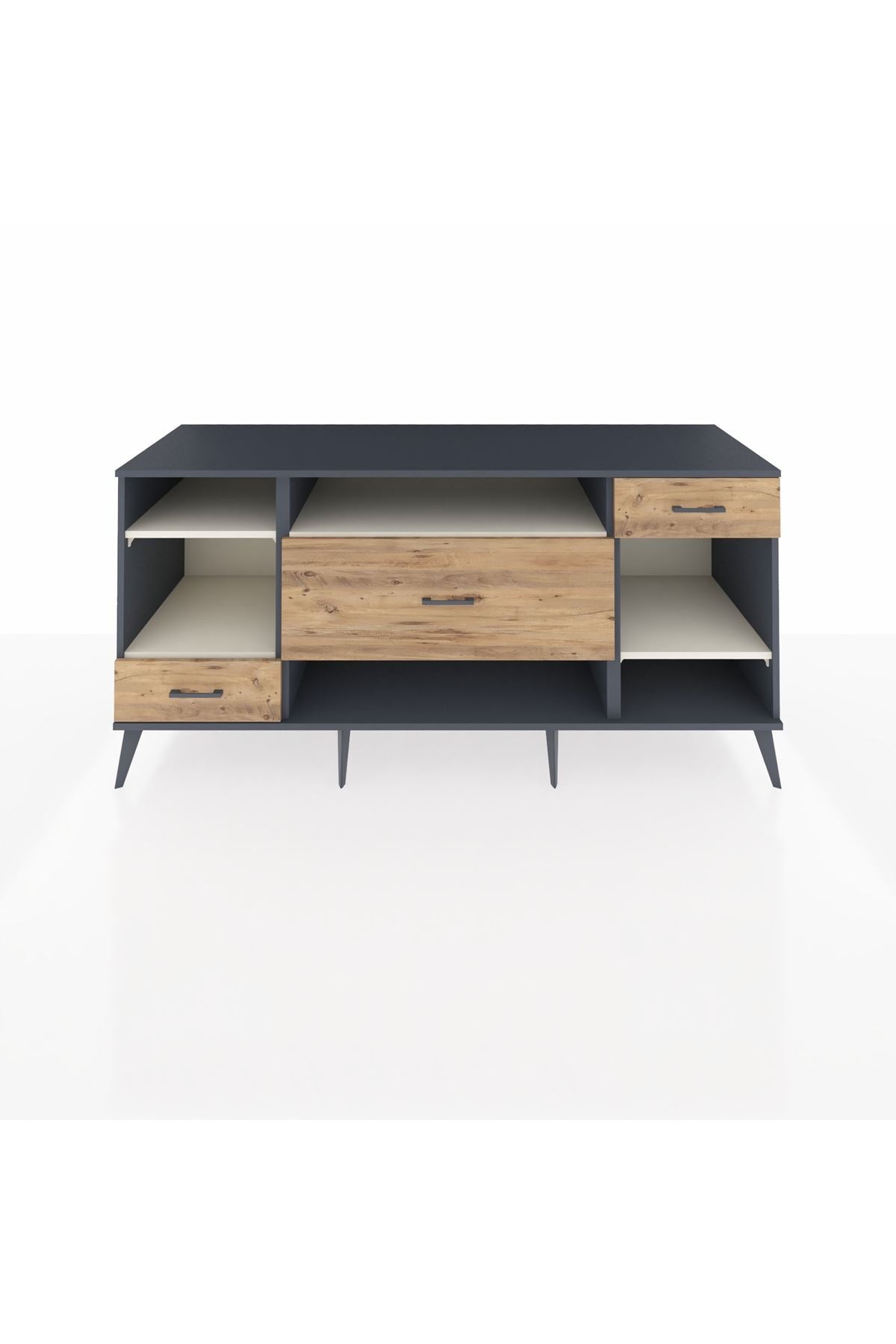 Kronos Konsol 4 Raflı 3 Çekmeceli 176x59x83 - S610M021V15C