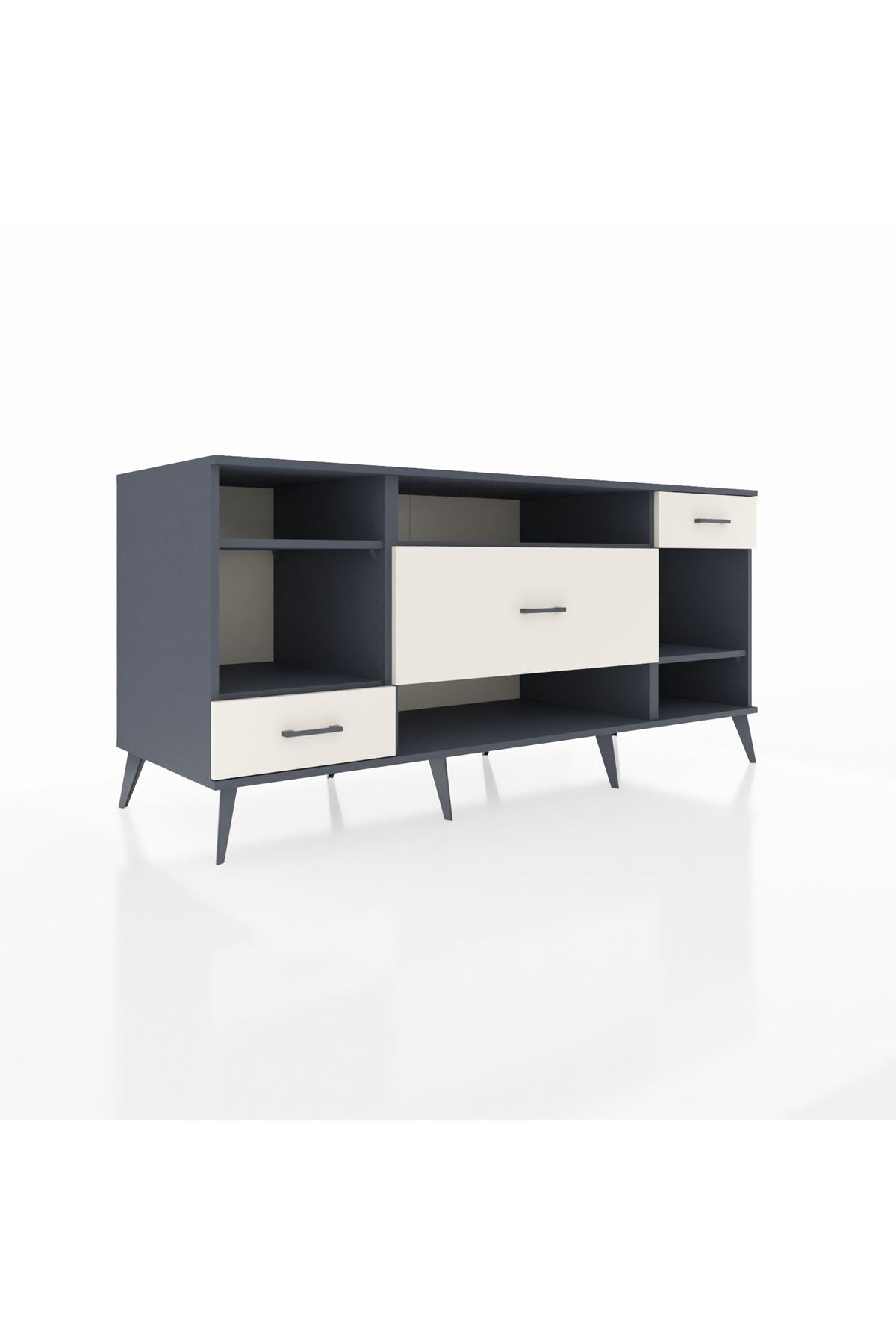 Kronos Konsol 4 Raflı 3 Çekmeceli 176x59x83 - S610M021V16C