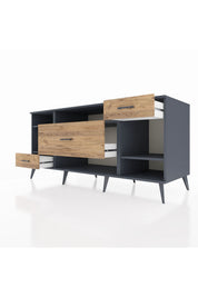 Kronos Konsol 4 Raflı 3 Çekmeceli 176x59x83 - S610M021V18C