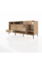 Kronos Konsol 4 Raflı 3 Çekmeceli 176x59x83 - S610M021V21C
