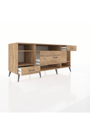 Kronos Konsol 4 Raflı 3 Çekmeceli 176x59x83 - S610M021V21C