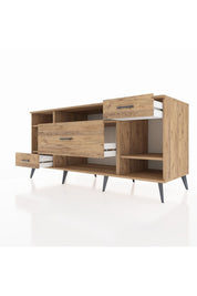 Kronos Konsol 4 Raflı 3 Çekmeceli 176x59x83 - S610M021V21C