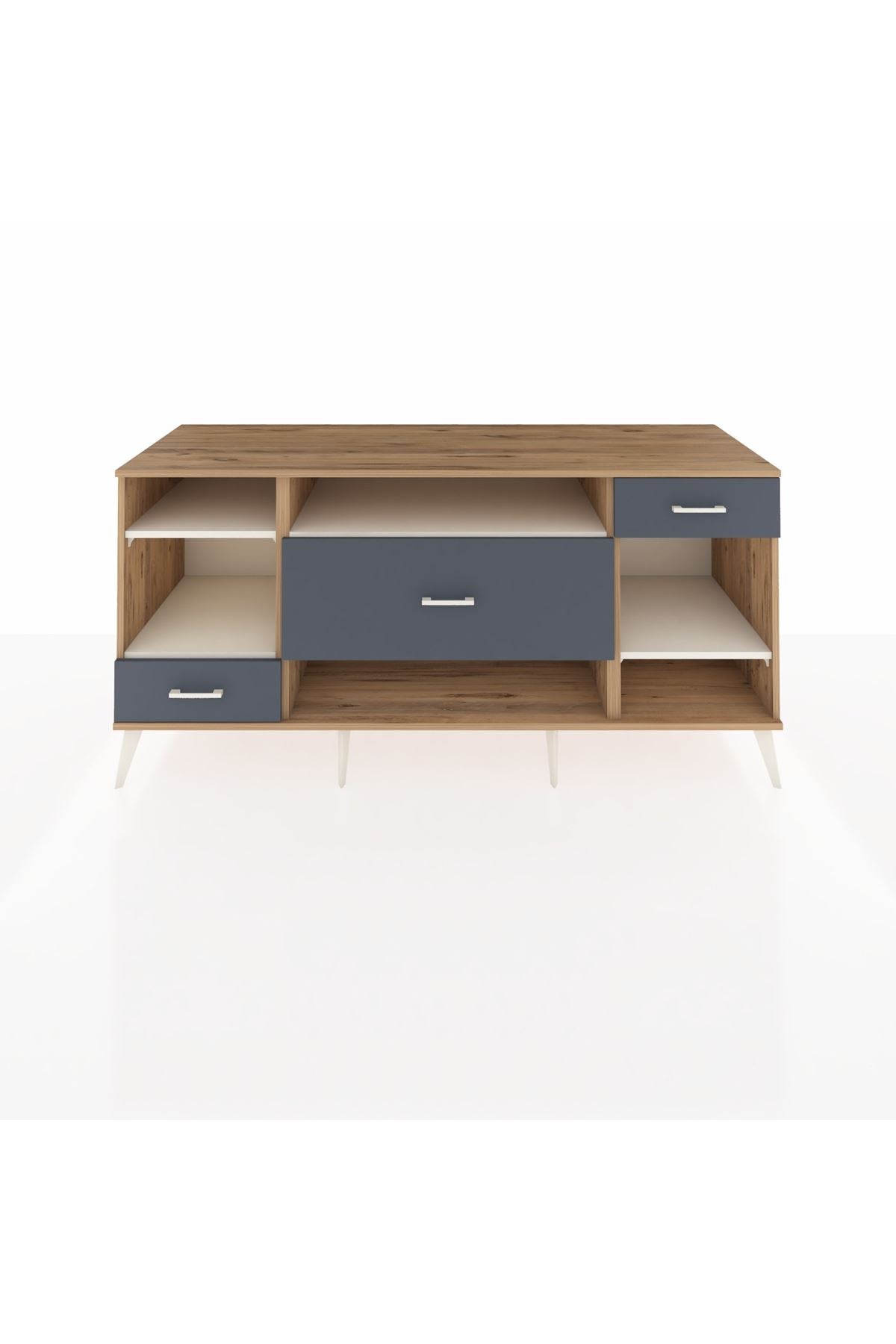 Kronos Konsol 4 Raflı 3 Çekmeceli 176x59x83 - S610M021V23C