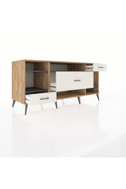 Kronos Konsol 4 Raflı 3 Çekmeceli 176x59x83 - S610M021V25C