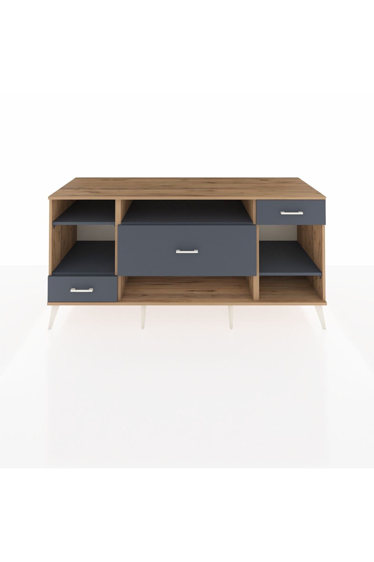 Kronos Konsol 4 Raflı 3 Çekmeceli 176x59x83 - S610M021V26C