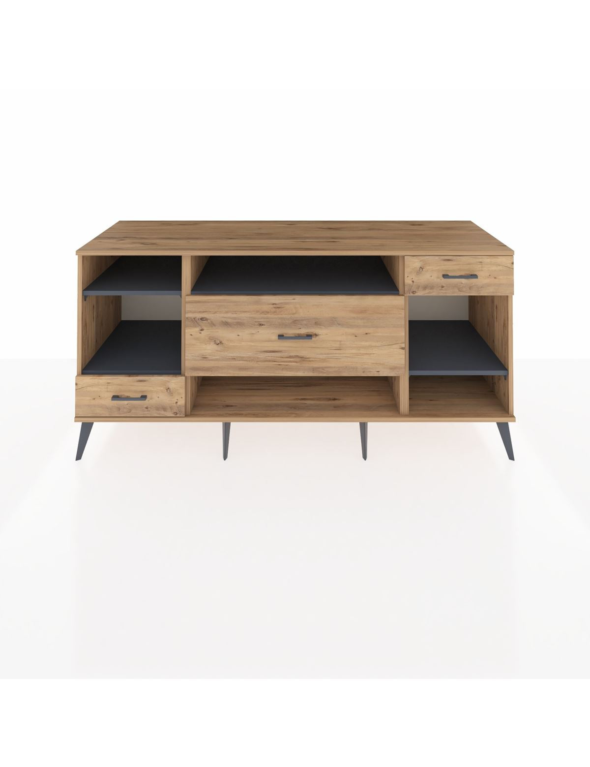 Kronos Konsol 4 Raflı 3 Çekmeceli 176x59x83 - S610M021V27C