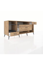 Kronos Konsol 4 Raflı 3 Çekmeceli 176x59x83 - S610M021V27C