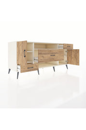Kronos Konsol 4 Raflı 3 Çekmeceli 2 Kapaklı 176x59x83 - S610M022V03C