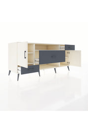 Kronos Konsol 4 Raflı 3 Çekmeceli 2 Kapaklı 176x59x83 - S610M022V05C