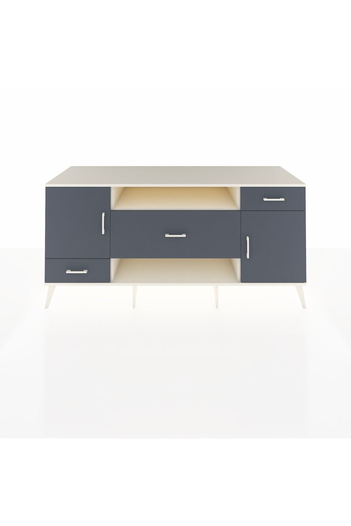 Kronos Konsol 4 Raflı 3 Çekmeceli 2 Kapaklı 176x59x83 - S610M022V08C
