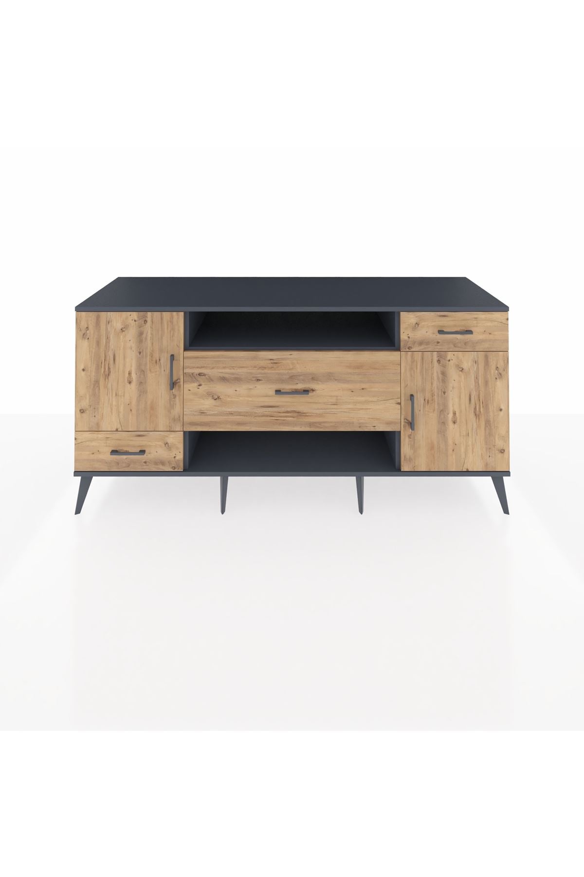 Kronos Konsol 4 Raflı 3 Çekmeceli 2 Kapaklı 176x59x83 - S610M022V12C