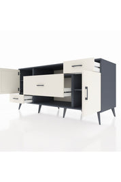 Kronos Konsol 4 Raflı 3 Çekmeceli 2 Kapaklı 176x59x83 - S610M022V13C