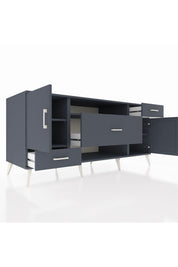 Kronos Konsol 4 Raflı 3 Çekmeceli 2 Kapaklı 176x59x83 - S610M022V17C