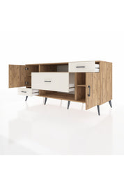 Kronos Konsol 4 Raflı 3 Çekmeceli 2 Kapaklı 176x59x83 - S610M022V19C