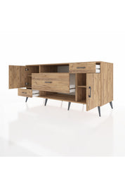 Kronos Konsol 4 Raflı 3 Çekmeceli 2 Kapaklı 176x59x83 - S610M022V21C