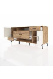 Kronos Konsol 4 Raflı 3 Çekmeceli 2 Kapaklı 176x59x83 - S610M022V24C