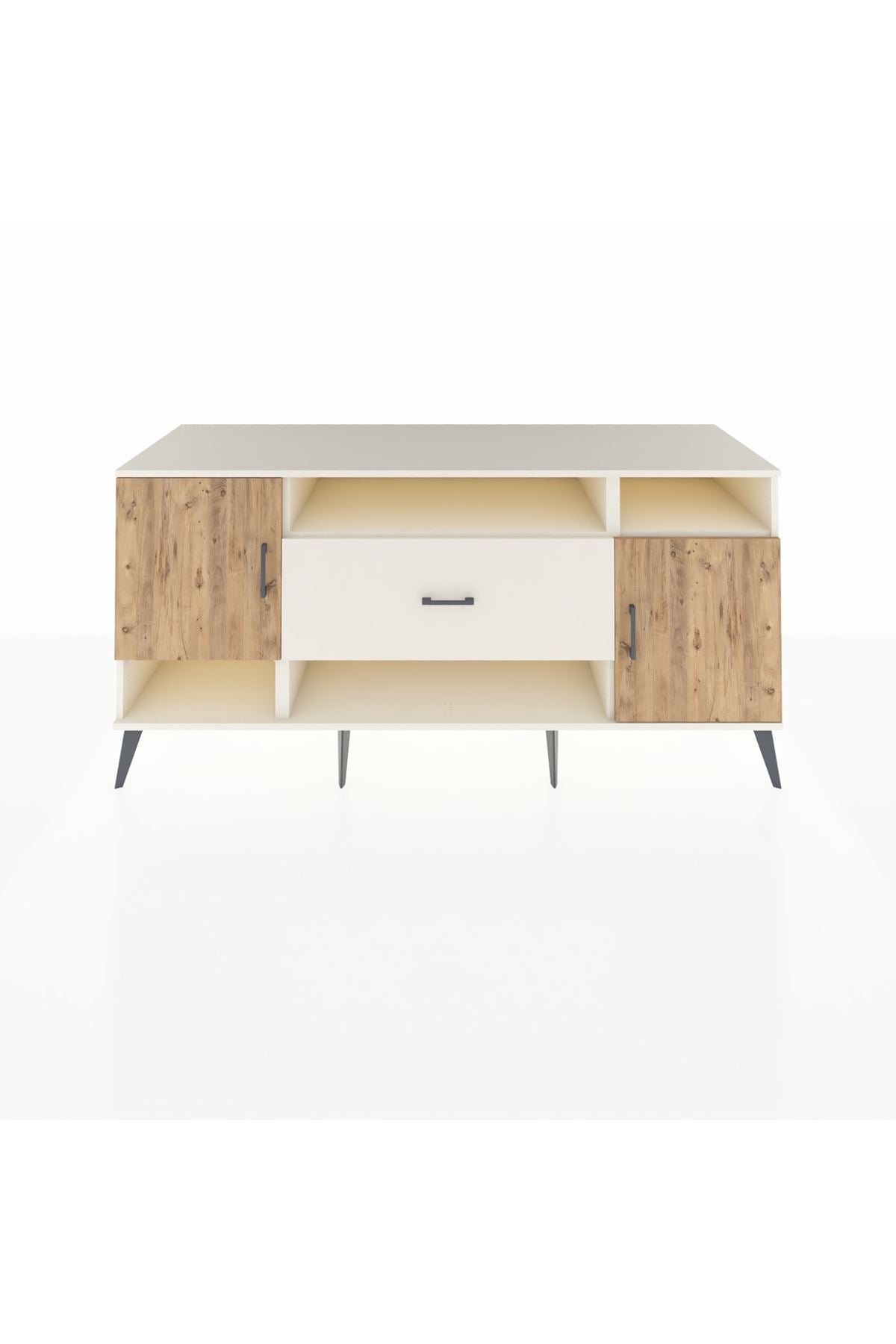 Kronos Konsol 5 Raflı Tek Çekmeceli 2 Kapaklı 176x59x83 - S610M023V01C
