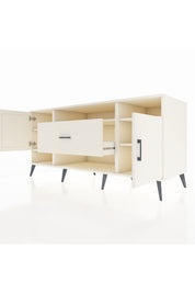 Kronos Konsol 5 Raflı Tek Çekmeceli 2 Kapaklı 176x59x83 - S610M023V04C