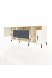 Kronos Konsol 5 Raflı Tek Çekmeceli 2 Kapaklı 176x59x83 - S610M023V05C