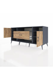 Kronos Konsol 5 Raflı Tek Çekmeceli 2 Kapaklı 176x59x83 - S610M023V12C