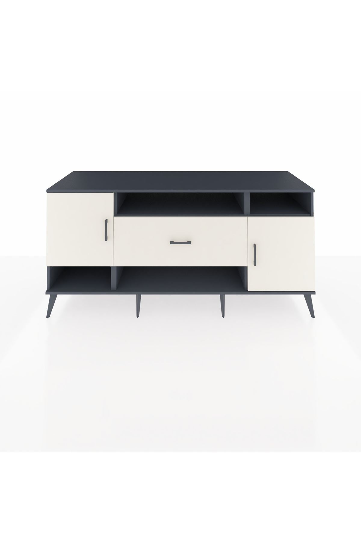 Kronos Konsol 5 Raflı Tek Çekmeceli 2 Kapaklı 176x59x83 - S610M023V13C