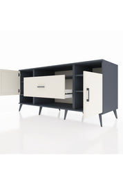 Kronos Konsol 5 Raflı Tek Çekmeceli 2 Kapaklı 176x59x83 - S610M023V13C
