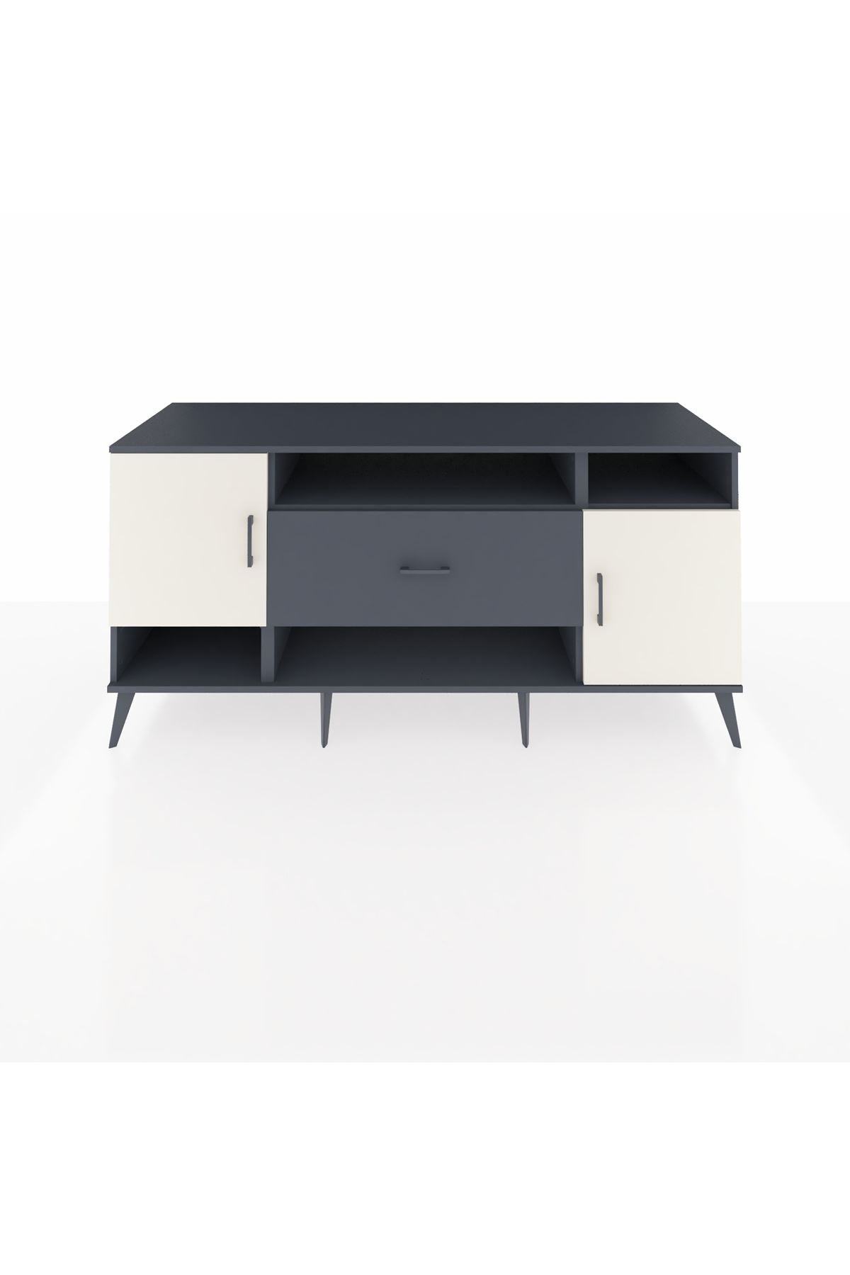 Kronos Konsol 5 Raflı Tek Çekmeceli 2 Kapaklı 176x59x83 - S610M023V14C