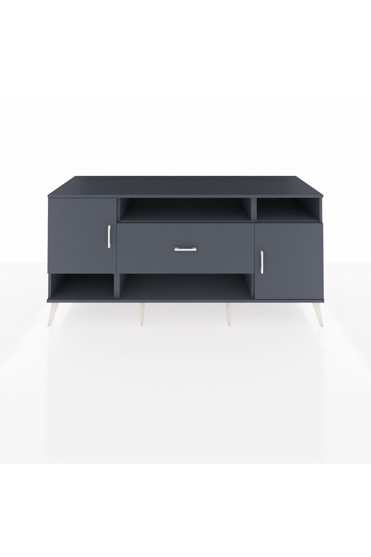 Kronos Konsol 5 Raflı Tek Çekmeceli 2 Kapaklı 176x59x83 - S610M023V17C