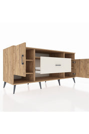 Kronos Konsol 5 Raflı Tek Çekmeceli 2 Kapaklı 176x59x83 - S610M023V19C