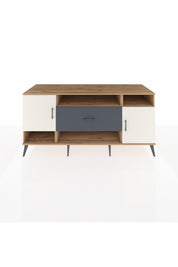 Kronos Konsol 5 Raflı Tek Çekmeceli 2 Kapaklı 176x59x83 - S610M023V23C