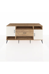 Kronos Konsol 5 Raflı Tek Çekmeceli 2 Kapaklı 176x59x83
