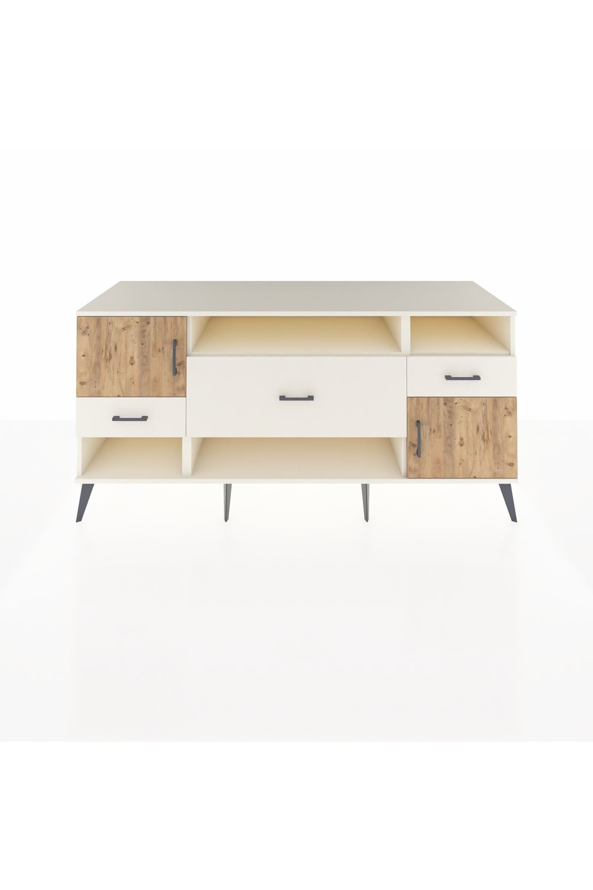 Kronos Konsol 3 Raflı 3 Çekmeceli 2 Kapaklı 176x59x83 - S610M024V01C