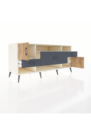 Kronos Konsol 3 Raflı 3 Çekmeceli 2 Kapaklı 176x59x83 - S610M024V02C